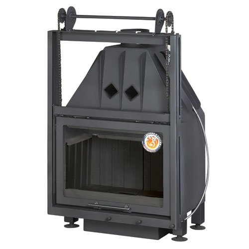 Каминная топка Экокамин АЛЬФА 700КВ с контргрузом